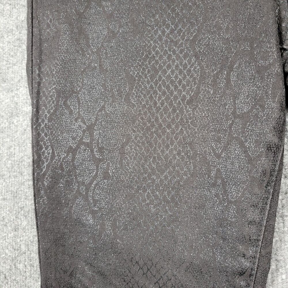 KUT FROM THE KLOTH Black Snake Mia High Rise Ankle Toothpick Skinny Jeans SIZE 8 - Picture 7 of 16